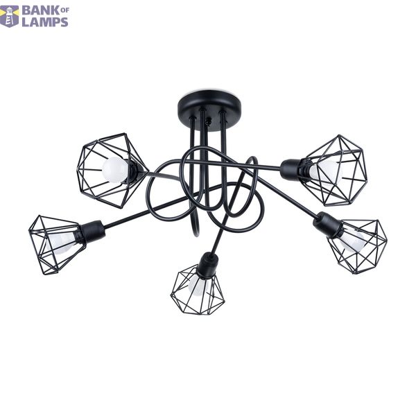 ARTEMIS 5S CHANDELIER BLACK E14 5X40 IP20 image 2