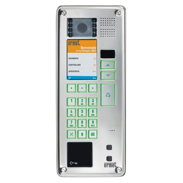 Elekta Steel video entry panel with call module for IPerCom system image 1