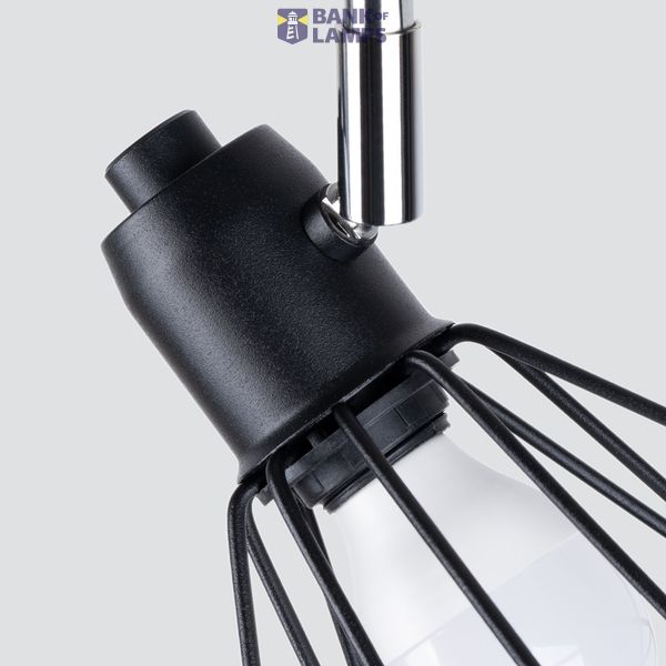 CEILING LAMP ARTEMIS 3 BLACK E14 3X40 IP20 image 2