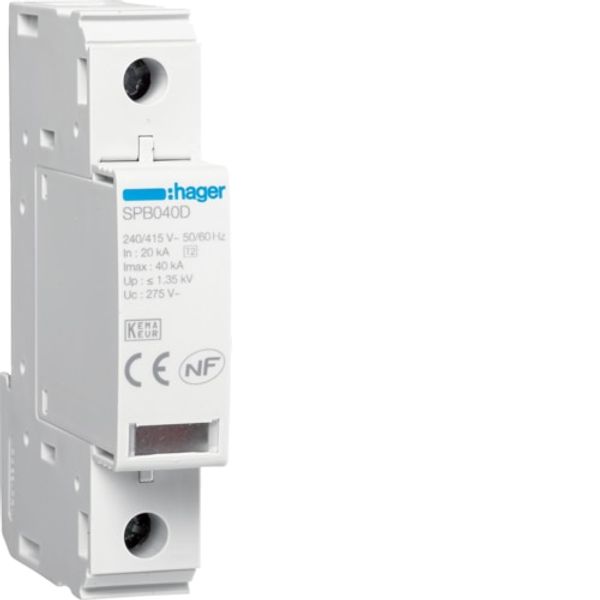 Surge arrester T2 1P 40kA 1.35kV TNC image 1