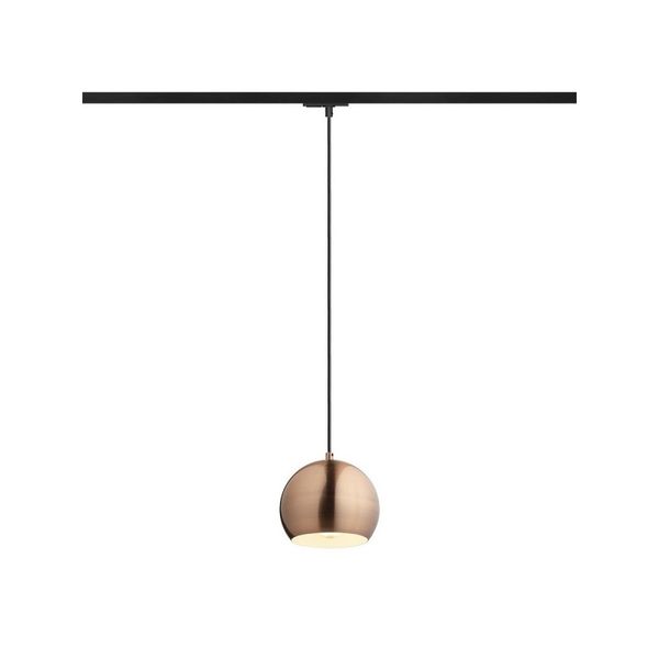 AGNETA for 1-circuit tracks pendant brushed copper 230V LED E27 11W image 1