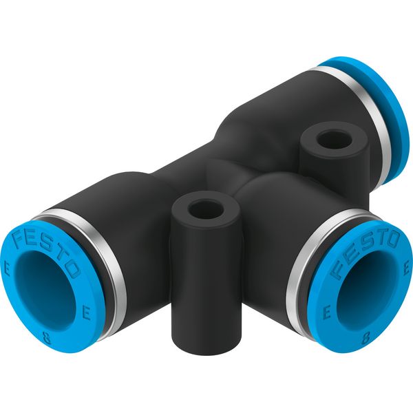 NPQE-T-Q8-E-F1A-P10 Push-in T-connector image 1