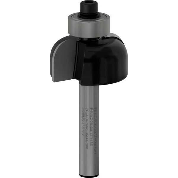 Cove bit, 6 mm, R1 6.4 mm, D 25.4 mm, L 12.6 mm, G 54 mm image 1