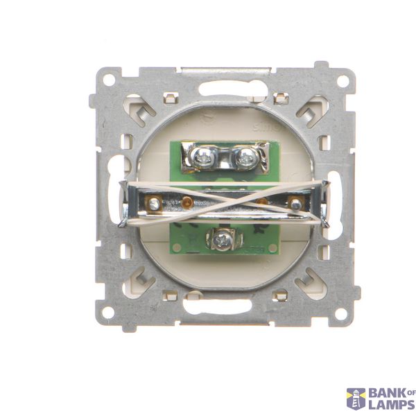 HDMI socket + computer socket RJ45 cat.6, beige image 1