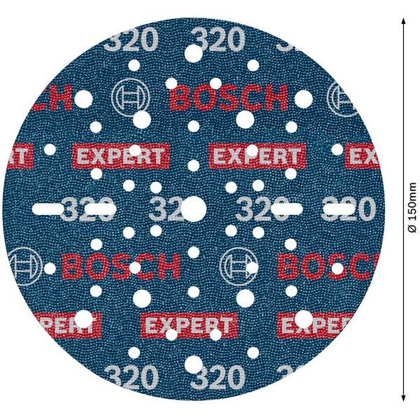 Sanding foil Expert O780,150mm,320,50, single labelled image 2