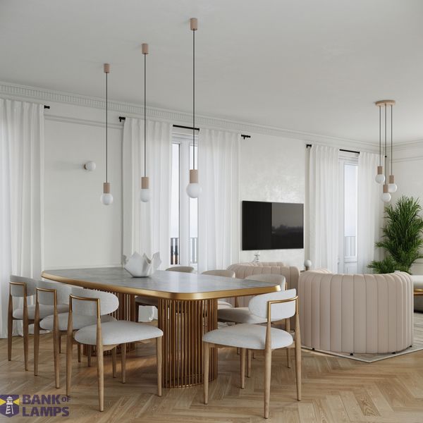 Pendant lamp HALO 1 taupe image 9