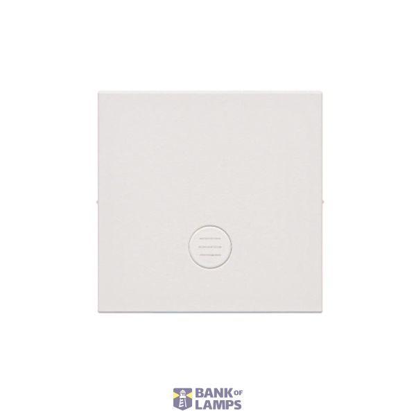 Single button for switches and push buttons, white matt image 1