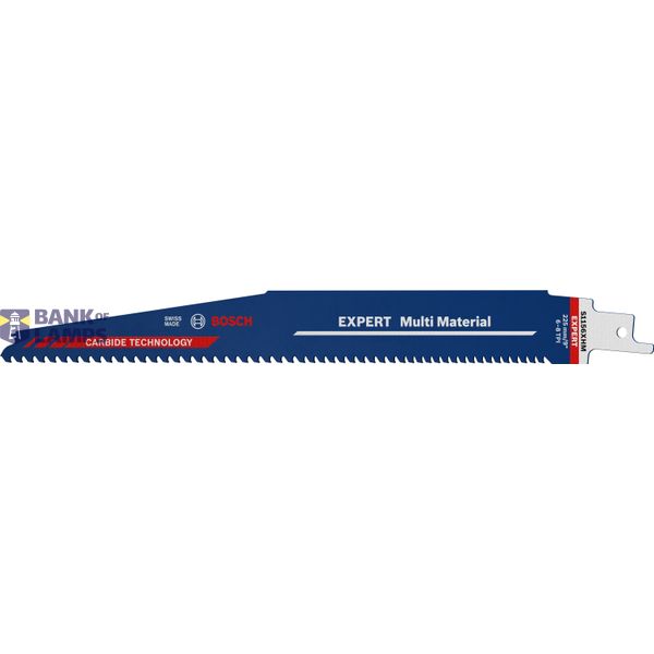 EXPERT ‘Multi Material’ S 1156 XHM Reciprocating Saw Blade 3-pc image 1