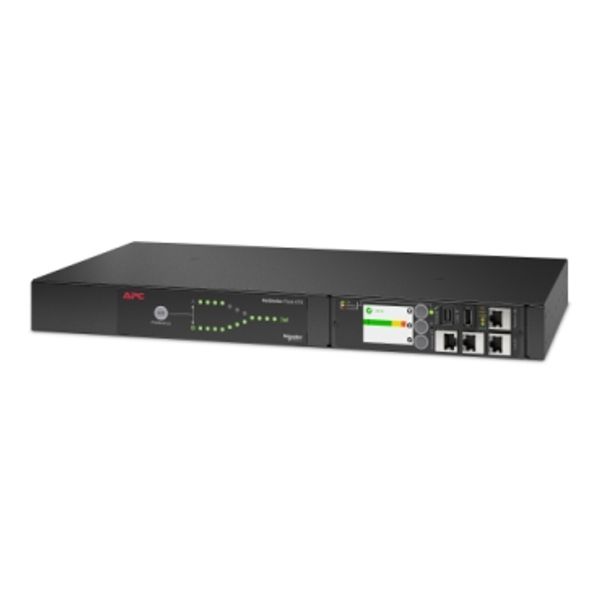 APC Netshelter Rack Automatic Transfer Switch, 1U, 10A, 230V, C14 IN, 12 C13 OUT, 50/60Hz image 1