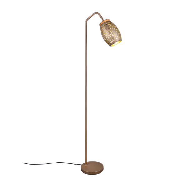 Bidar floor lamp E27 coffee brown image 1