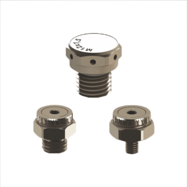 Ventilation plug, M12, brass, 16 l/h, IP68 image 1