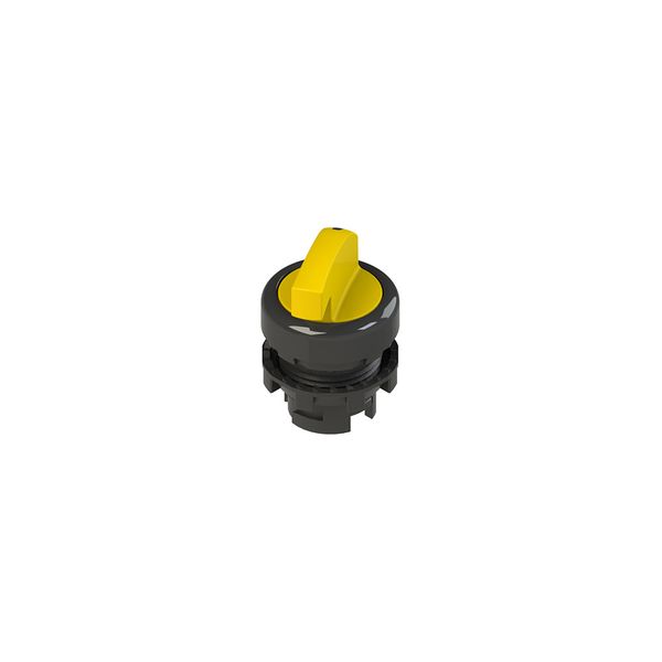 Illuminated long handle selector, 2 positions yellow with marking image 2