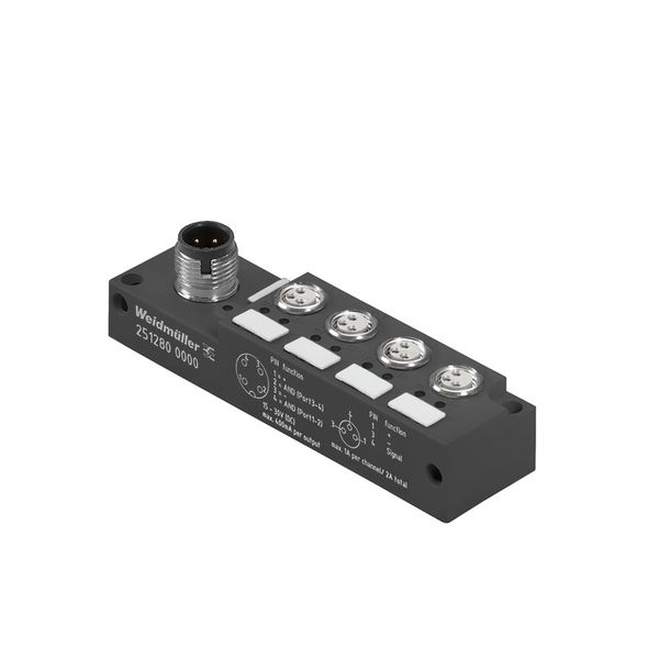 with M12 outlet, M8, 30 V, , LED: Yes, LED initiator: Yes, Wiring type: AND image 1