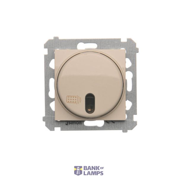 Remote controlled switch with relay, 8A, cream white/electro white image 1