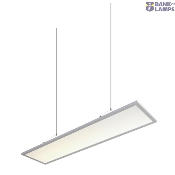 38012A/W/V WHITE 40W DOWNLIGHT+UPLIGHT 30x120 PANEL UGR19 image 1