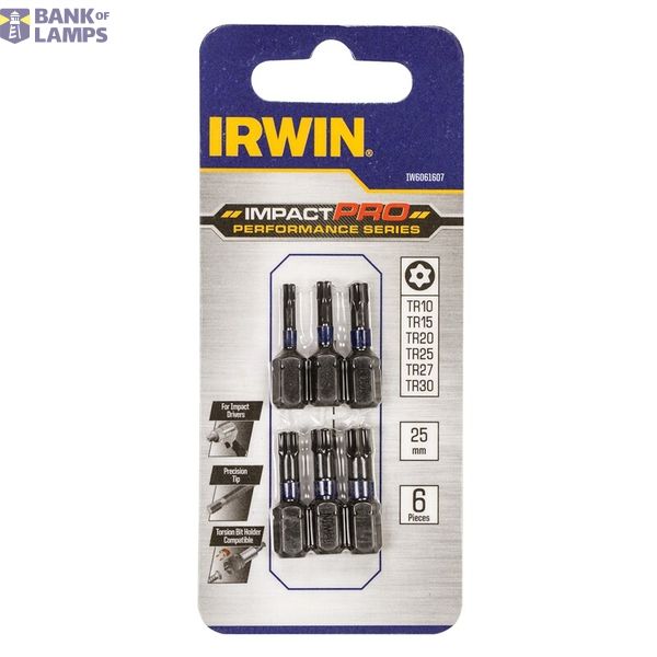 IMPACT PRO PERF 25MM TR10-TR30 6PC image 1
