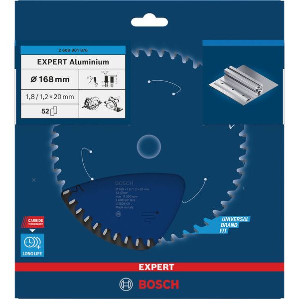 Expert for Aluminium 168x20x1.8/1.2x52T image 1