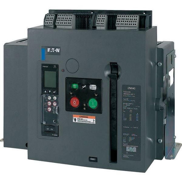 Circuit-breaker, 4 pole, 1600A, 66 kA, Selective operation, IEC, Fixed image 3