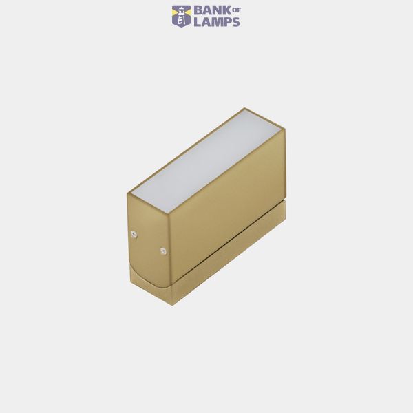Lineal lighting system IP66-IP67 Taglio Opal Surface 111mm LED 1.2W 3000K Gold 65lm image 1
