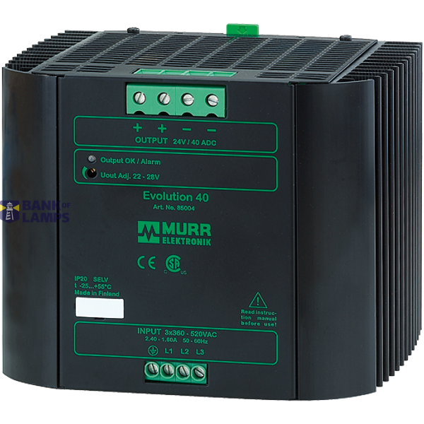 EVOLUTION POWER SUPPLY 3-PHASE, IN: 360-520VAC OUT: 22-28V/40ADC image 2