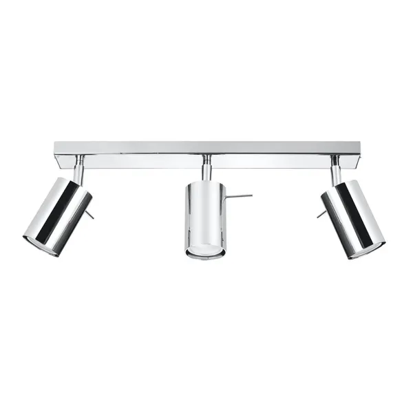 CEILING LAMP RING 3 CHROME GU10 3X40W IP20 image 1