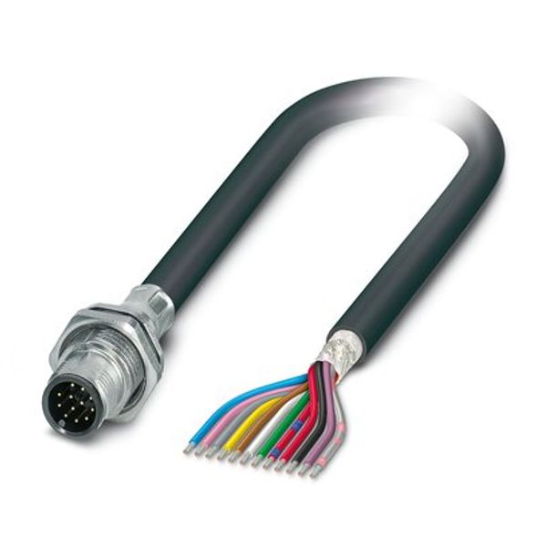 SACCBP-MS-12CON-M16/1,0-PVCSCO - Device connector, rear mounting image 3