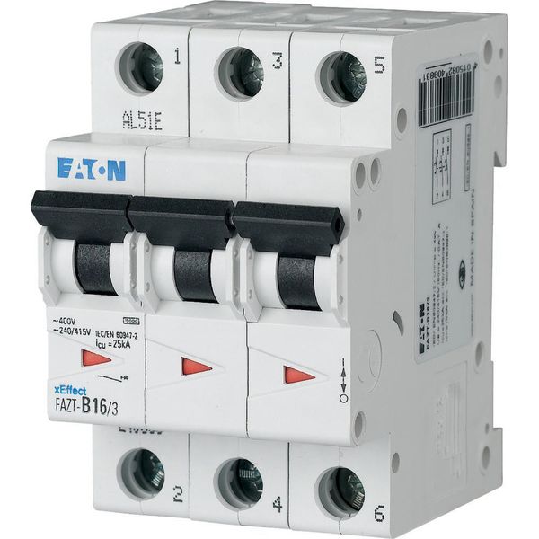 Miniature circuit breaker (MCB), 16 A, 3p, characteristic: D image 7