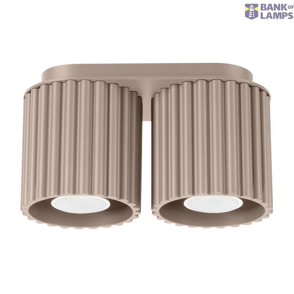 Ceiling lamp AURA 2 taupe GU10 image 2