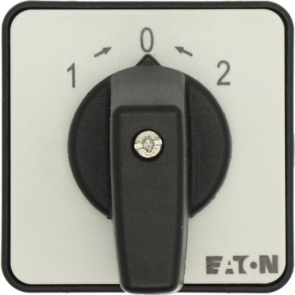 T0-1-8214/E Changeoverswitches, T0, 20 A, flush mounting, 1 contact unit(s), Contacts: 2, 45 °, momentary, With 0 (Off) position, with spring-return from both dir image 3