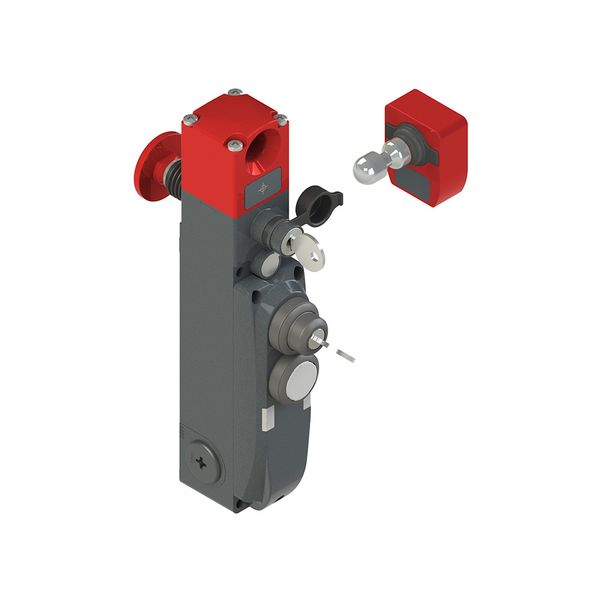 NG series safety switch with lock and integrated control devices, with actuator image 1