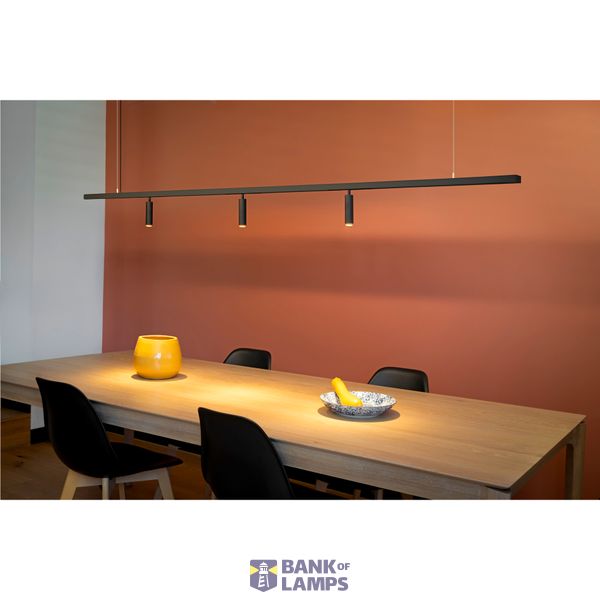 3m wire rope pendant suspension, 48V TRACK, black image 2