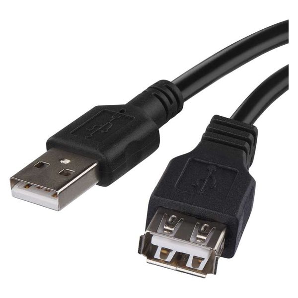 USB cable 2.0 A/Male – A/Female 2m image 1