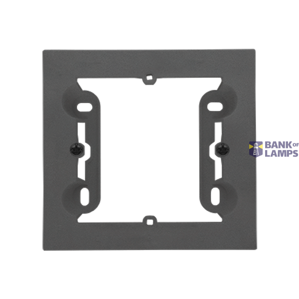 Single surface mounted box, graphite mat image 1