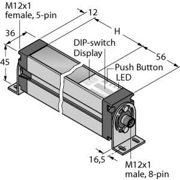 Measuring Light Screen Receiver   EA5R300PUXMODQ image 1