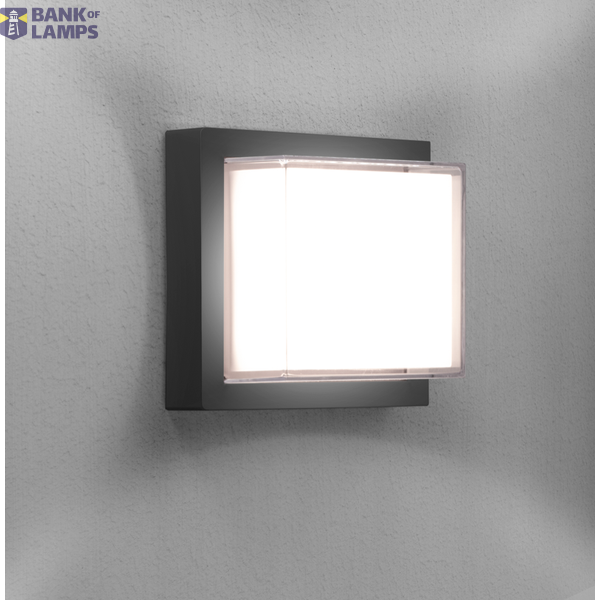 PLAFONIERA LED PURA SQUARE ANTRACITE image 1