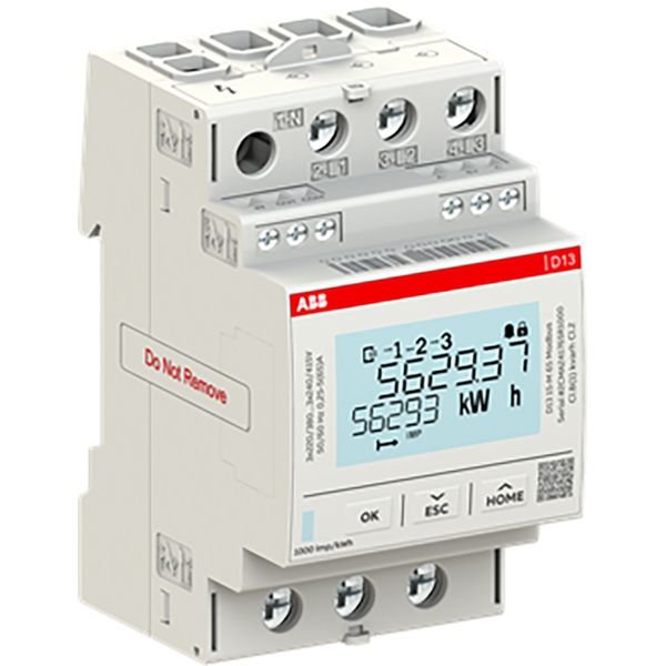 D13 15-M 65 Modbus, Energy meter'15', Modbus, Three-phase, 65 A image 1