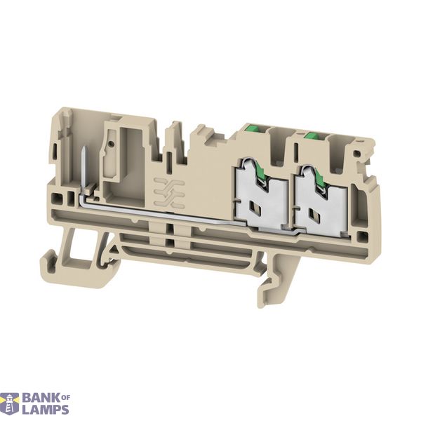 Pluggable terminal, SNAP IN, dark beige, 2.5 mm², 24 A, Number of conn image 1