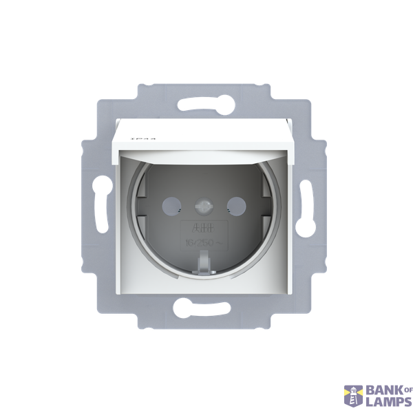 Socket with earthing contacts IP44 image 1