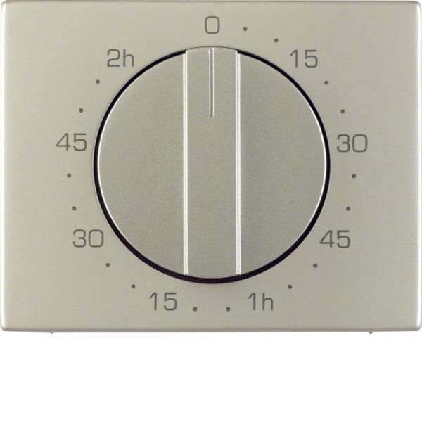 Centre plate for mechanical timer, K.5, stainless steel, metal matt fi image 1
