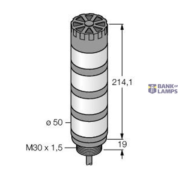 LED Signal Light Tower Light   TL50WGYRA image 1