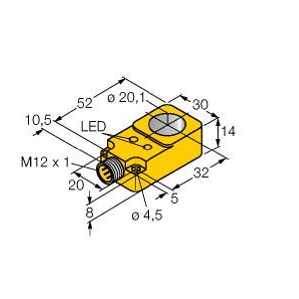 Inductive Sensor Ring Sensor   BI20R-Q14-AP6X2-H1141 image 1