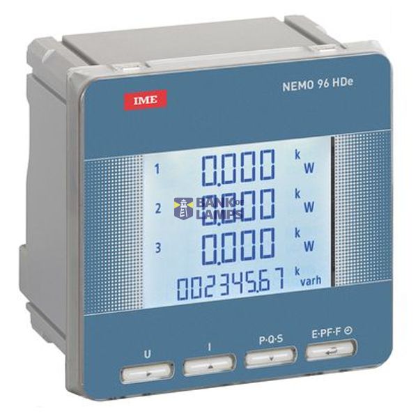 Multifunction display Nemo 96HDe, 3-ph., via current transformer, 92x92mm, pulse+RS485 image 1