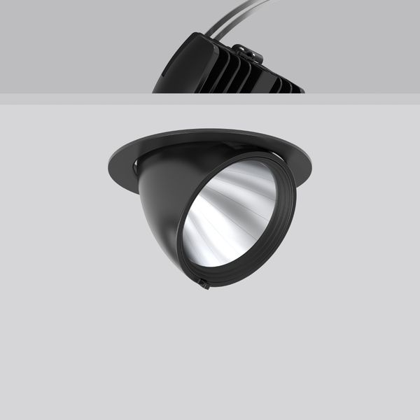 GOLAS maxi, 35 W, 4550 lm, 940, black, on/off Recessed projectors, D 1 image 1