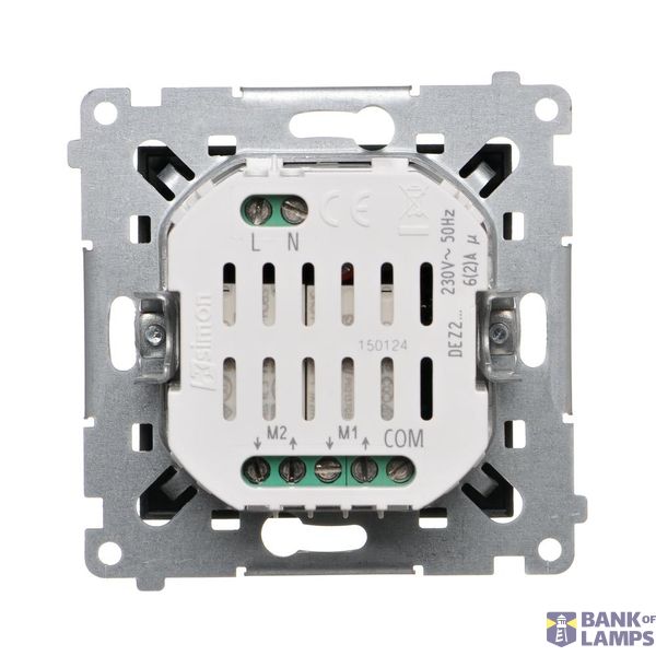 IP44 single socket outlet - with Premium frame seal - same color flap&frame, (module), 16A, 250V, Screw, white image 1