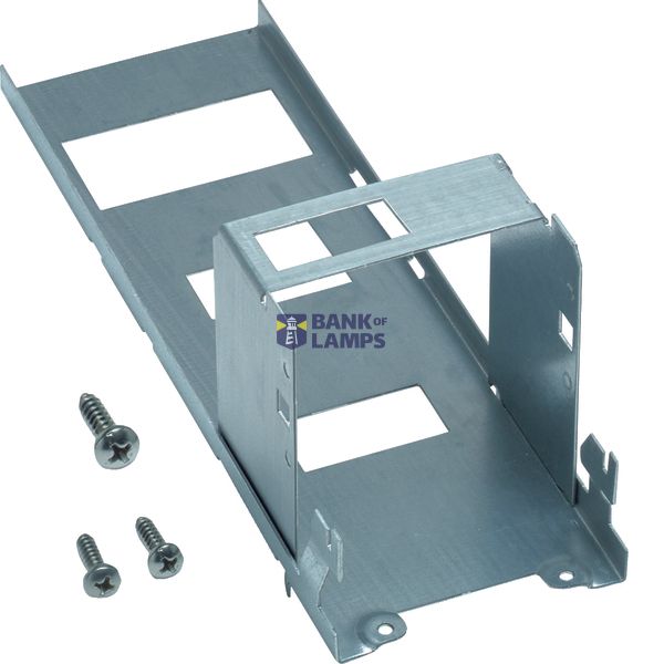 Device carrier LV one DIN adapter on front face, with isolation termin image 1