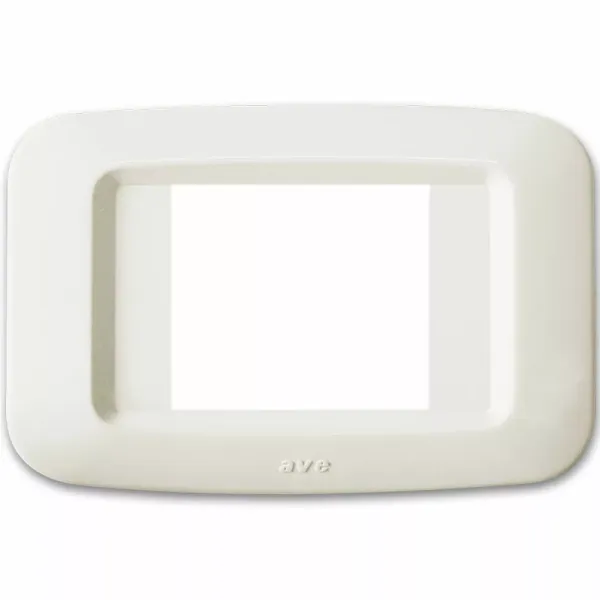 YES MOULDED FR.PLATE 2M.BLANC WHITE image 1