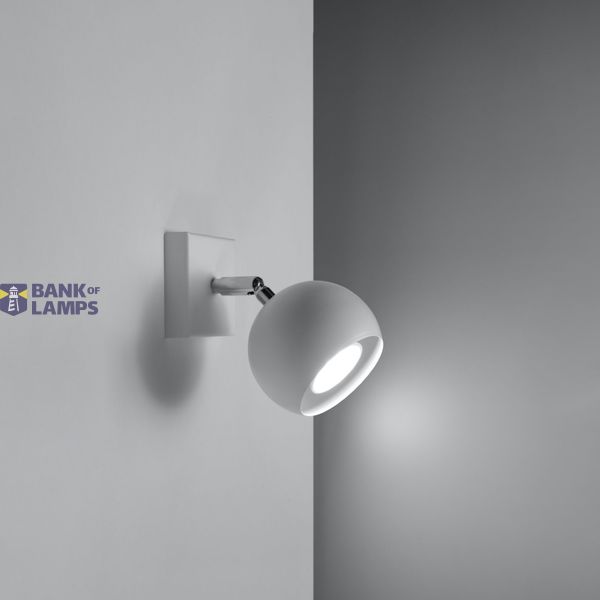 WALL LAMP OCULARE WHITE GU10 1X40W IP20 image 6