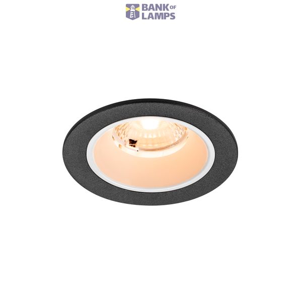 NUMINOS© S recessed ceiling light 2700K 40ø IP20 round bl/wh image 1