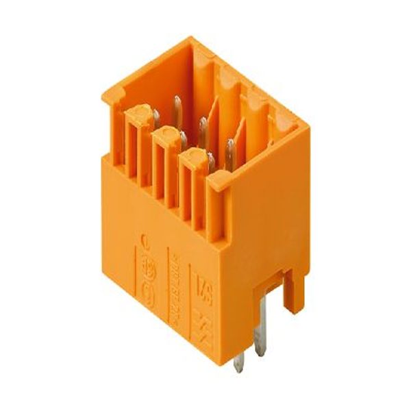 PCB plug-in connector, male header, closed side, THT solder connection, 3.50 mm, Number of poles: 26, 180°, Solder pin length (l): 3.5 mm, tinned, black, Box image 2