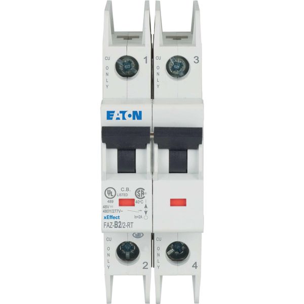 Miniature circuit breaker (MCB), 2 A, 2p, characteristic: B image 15